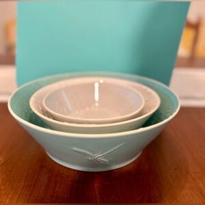 Tiffany & Co. flora and fauna nesting bowls